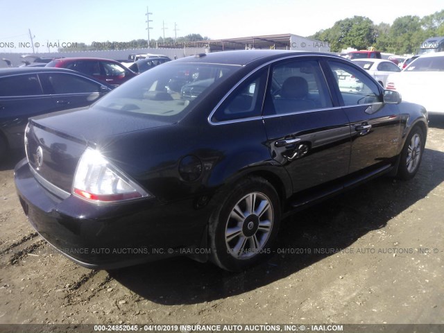 1MEHM42W58G623339 - 2008 MERCURY SABLE PREMIER BLACK photo 4