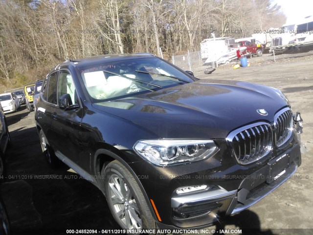 5UXTR9C57KLP88970 - 2019 BMW X3 XDRIVE30I BLACK photo 1