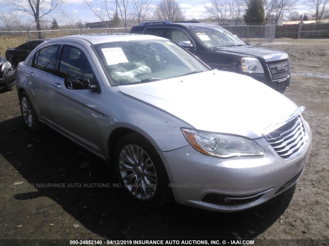 1C3BC2FB3BN580861 - 2011 CHRYSLER 200 LIMITED SILVER photo 1