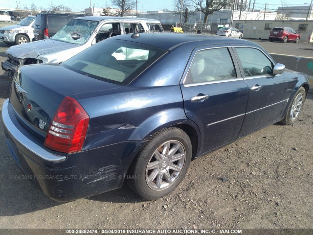 2C3LA63H76H240055 - 2006 CHRYSLER 300C BLUE photo 4