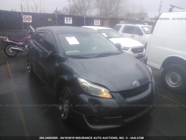 2T1LE40E79C010058 - 2009 TOYOTA COROLLA MATRIX S BLACK photo 6