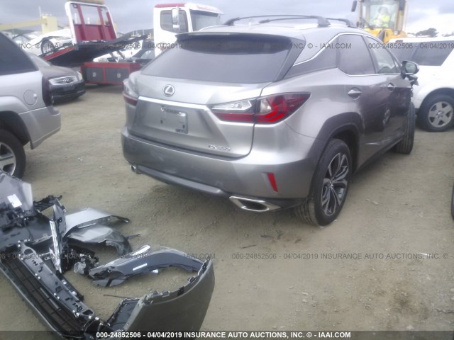 2T2BZMCA1KC176277 - 2019 LEXUS RX 350/BASE/F SPORT SILVER photo 4