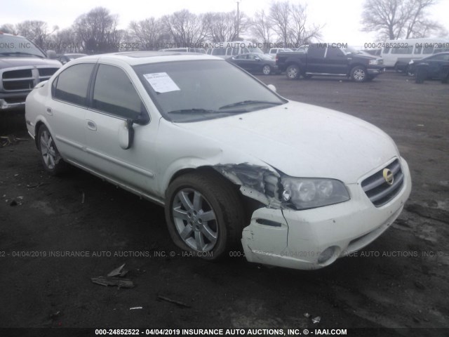 JN1DA31A33T410059 - 2003 NISSAN MAXIMA GLE/SE WHITE photo 1