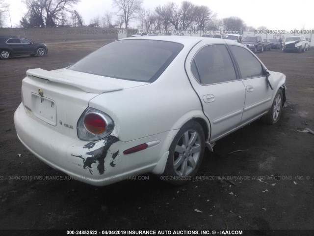 JN1DA31A33T410059 - 2003 NISSAN MAXIMA GLE/SE WHITE photo 4