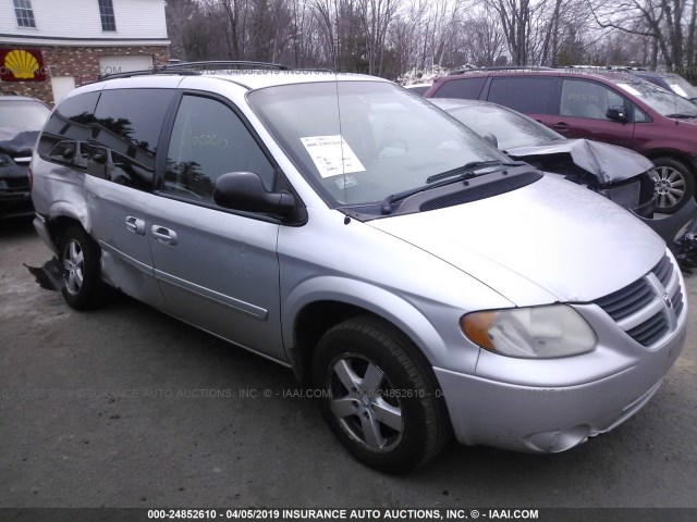 2D8GP44L06R833769 - 2006 DODGE GRAND CARAVAN SXT SILVER photo 1