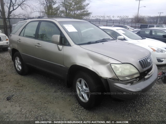 JTJHF10U430302242 - 2003 LEXUS RX 300 GOLD photo 1