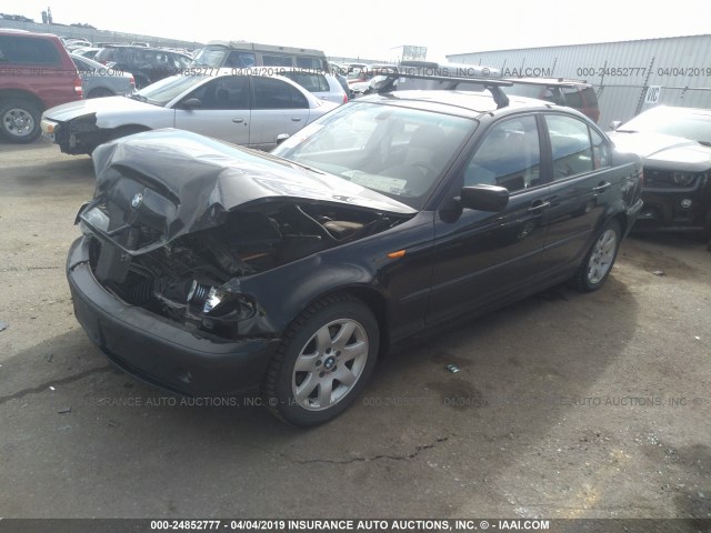 WBAEU33434PF62868 - 2004 BMW 325 XI BLACK photo 2