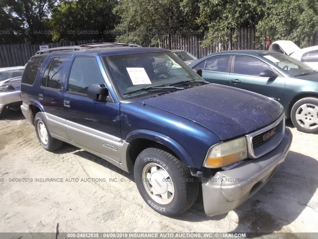 1GKCS13W6X2525791 - 1999 GMC JIMMY BLUE photo 1