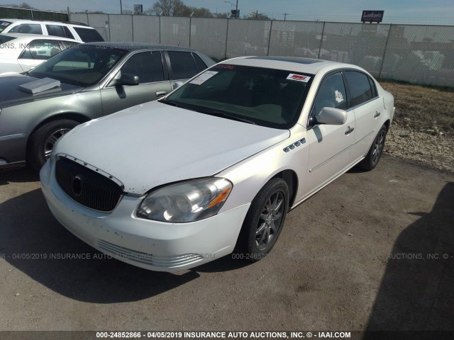 1G4HD57216U146609 - 2006 BUICK LUCERNE CXL WHITE photo 2