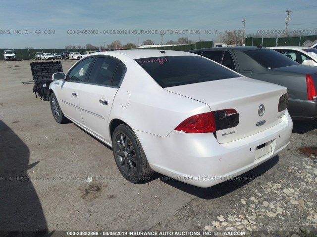 1G4HD57216U146609 - 2006 BUICK LUCERNE CXL WHITE photo 3