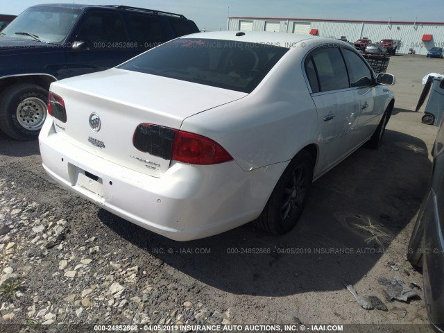 1G4HD57216U146609 - 2006 BUICK LUCERNE CXL WHITE photo 4