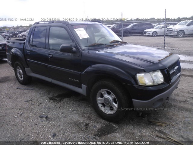 1FMZU67E41UA26512 - 2001 FORD EXPLORER SPORT TR  BLACK photo 1