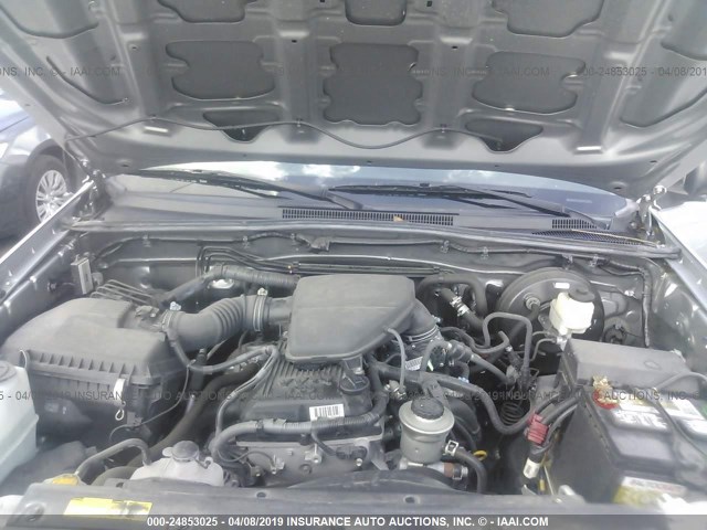 5TFTX4CN2FX056111 - 2015 TOYOTA TACOMA ACCESS CAB ვერცხლისფერი ფოტო 10