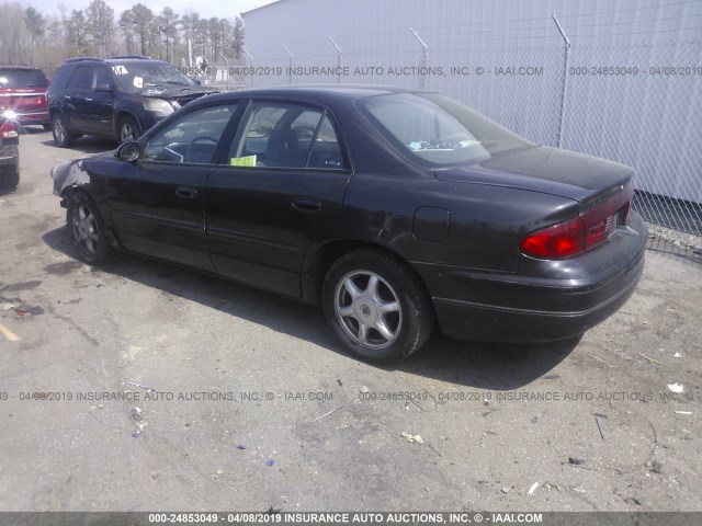 2G4WB52K721152165 - 2002 BUICK REGAL LS BLACK photo 3