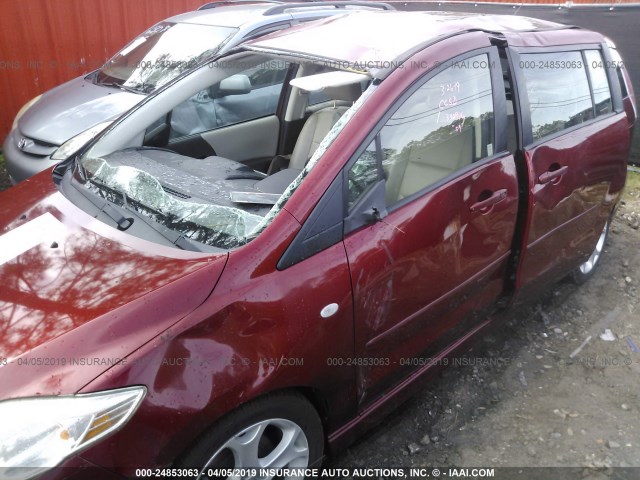 JM1CR293790332946 - 2009 MAZDA 5 MAROON photo 6