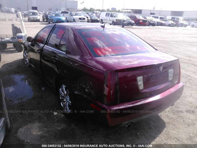 1G6DW677960158922 - 2006 CADILLAC STS RED photo 3