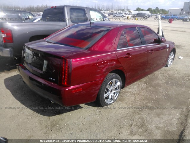 1G6DW677960158922 - 2006 CADILLAC STS RED photo 4