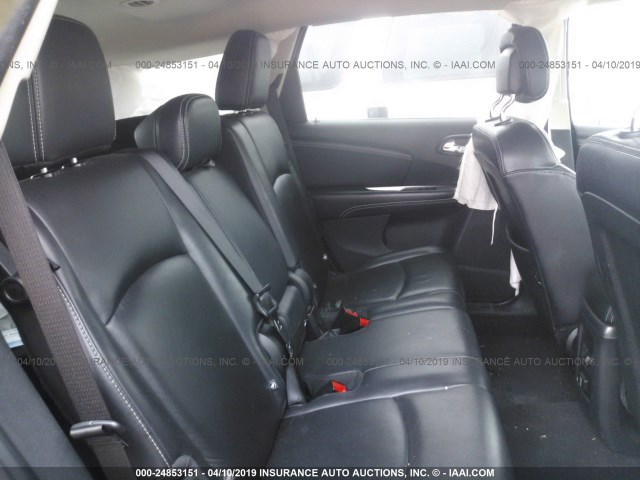 3C4PDDDGXET222430 - 2014 DODGE JOURNEY LIMITED BLACK photo 8