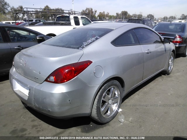 1G2ZH17NX74217473 - 2007 PONTIAC G6 GT BLACK photo 4