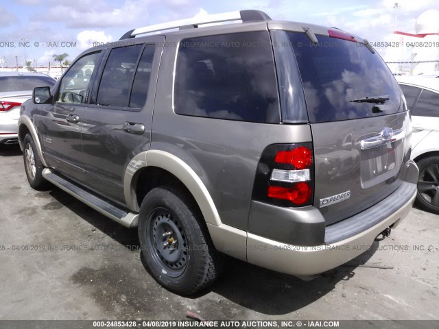 1FMEU64EX6UA52526 - 2006 FORD EXPLORER EDDIE BAUER Champagne photo 3