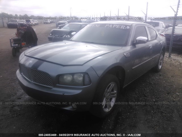 2B3KA43G97H730177 - 2007 DODGE CHARGER SE/SXT BLUE photo 2