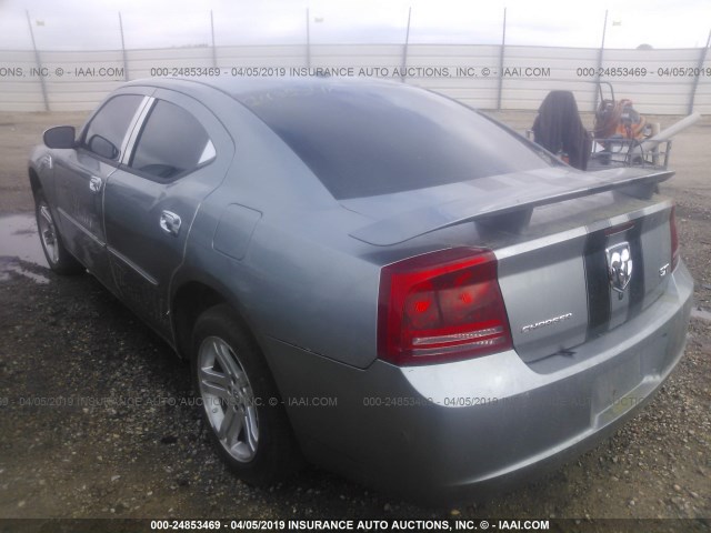 2B3KA43G97H730177 - 2007 DODGE CHARGER SE/SXT BLUE photo 3