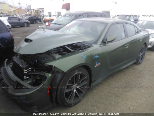 2C3CDXGJ9JH221526 - 2018 DODGE CHARGER R/T 392 GREEN photo 2