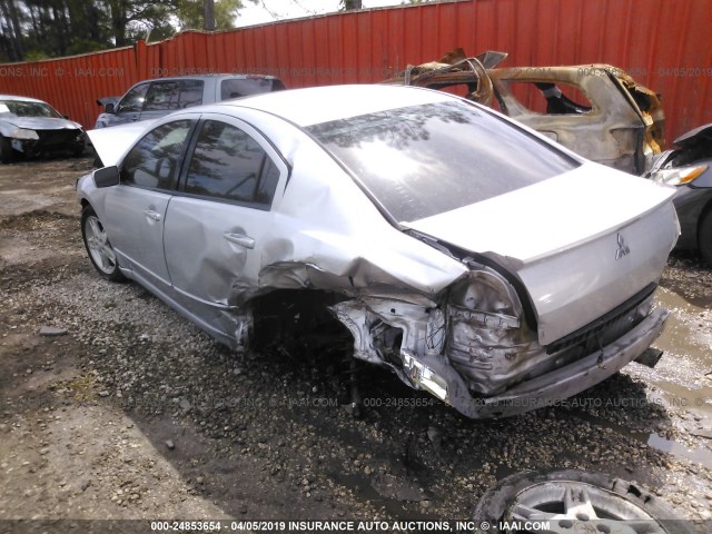 4A3AB76S84E101096 - 2004 MITSUBISHI GALANT GTS SILVER photo 3