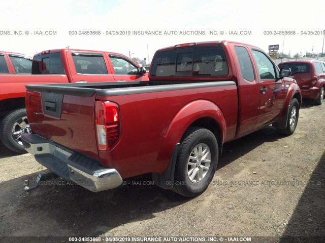 1N6AD0CUXJN760882 - 2018 NISSAN FRONTIER SV/PRO-4X RED photo 4