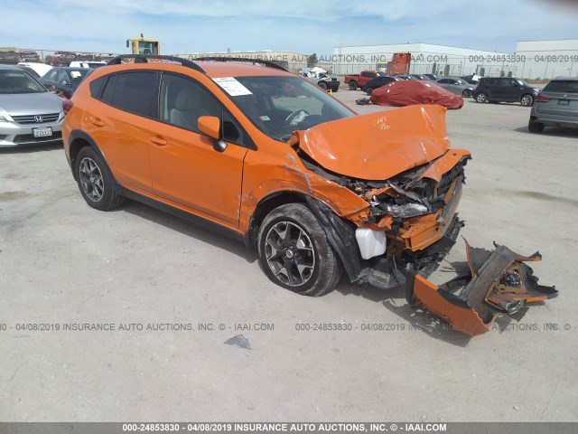 JF2GTADC4JH297326 - 2018 SUBARU CROSSTREK PREMIUM ORANGE photo 1