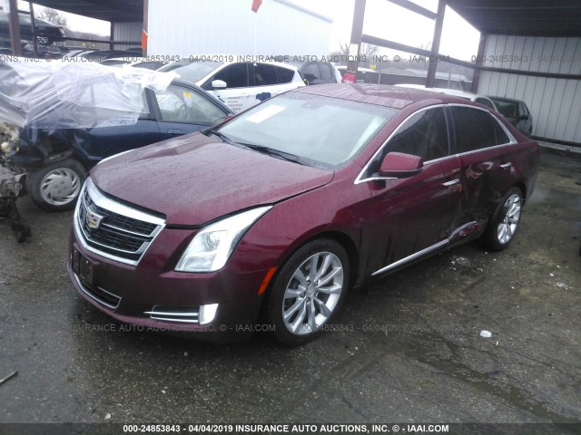 2G61N5S39G9109778 - 2016 CADILLAC XTS LUXURY COLLECTION RED photo 2