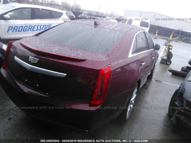 2G61N5S39G9109778 - 2016 CADILLAC XTS LUXURY COLLECTION RED photo 4