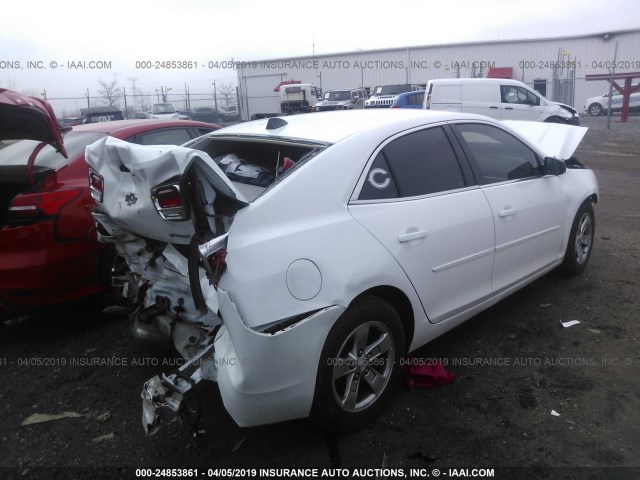 1G11B5SA3DF234338 - 2013 CHEVROLET MALIBU LS WHITE photo 4