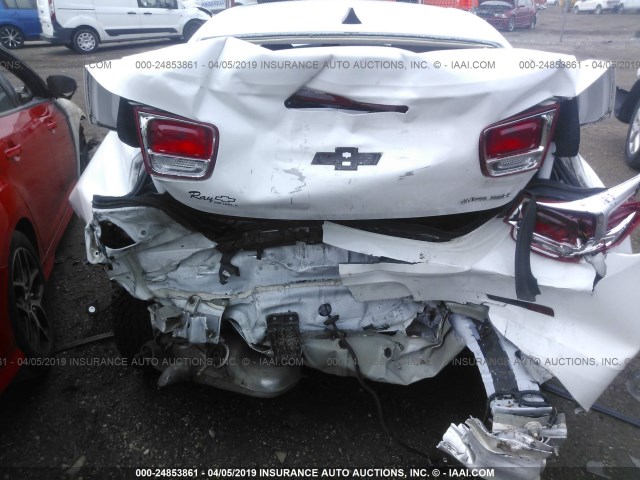 1G11B5SA3DF234338 - 2013 CHEVROLET MALIBU LS WHITE photo 6