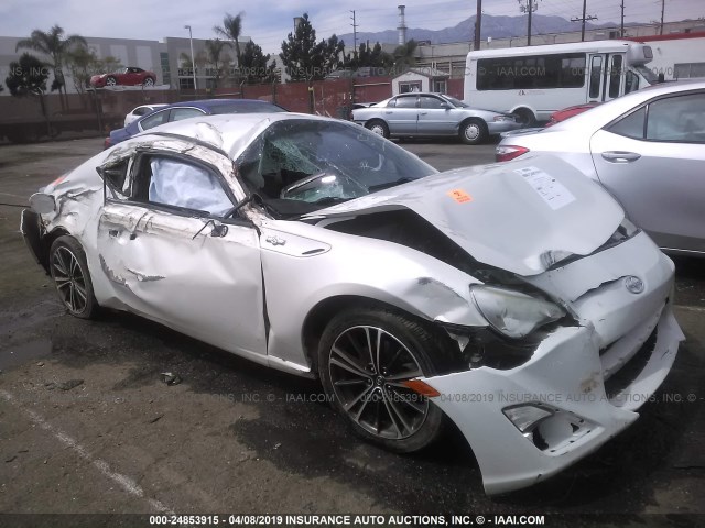 JF1ZNAA18D1716835 - 2013 TOYOTA SCION FR-S WHITE photo 1