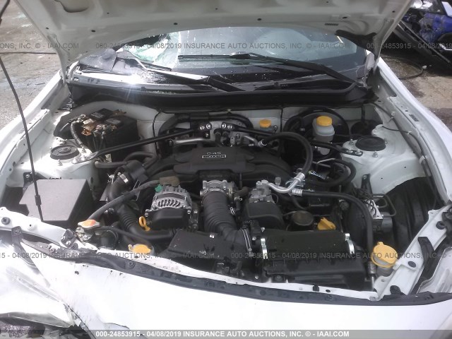 JF1ZNAA18D1716835 - 2013 TOYOTA SCION FR-S WHITE photo 10