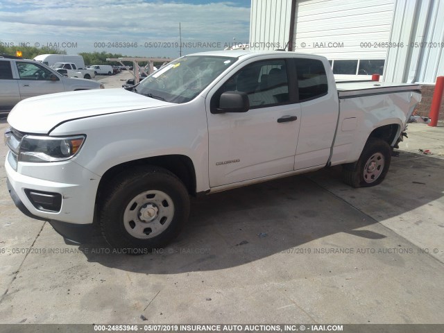 1GCHSAEA9F1186693 - 2015 CHEVROLET COLORADO WHITE photo 2