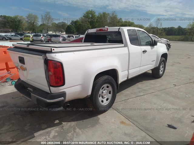 1GCHSAEA9F1186693 - 2015 CHEVROLET COLORADO WHITE photo 4