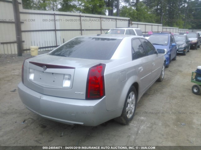 1G6DP577260183071 - 2006 CADILLAC CTS HI FEATURE V6 SILVER photo 4