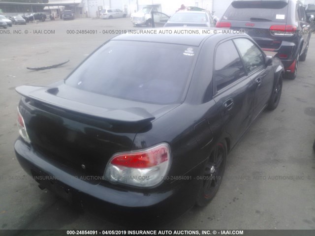 JF1GD61677H514664 - 2007 SUBARU IMPREZA 2.5I BLACK photo 4