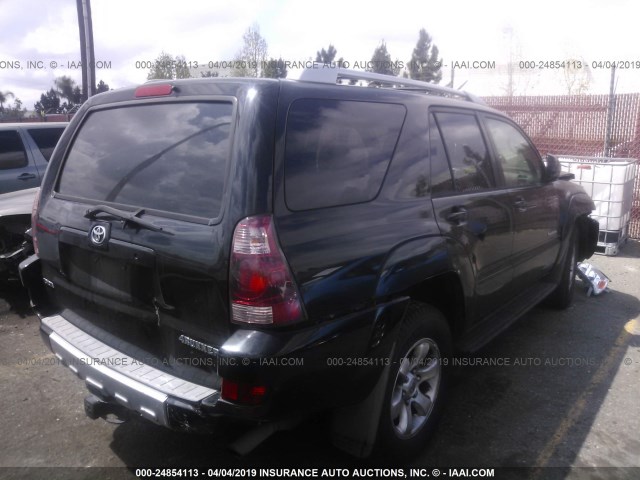 JTEZT14R430013699 - 2003 TOYOTA 4RUNNER SR5/SPORT BLACK photo 4