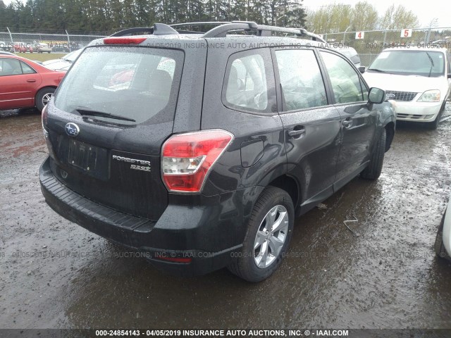 JF2SJABC7GH537593 - 2016 SUBARU FORESTER 2.5I GRAY photo 4