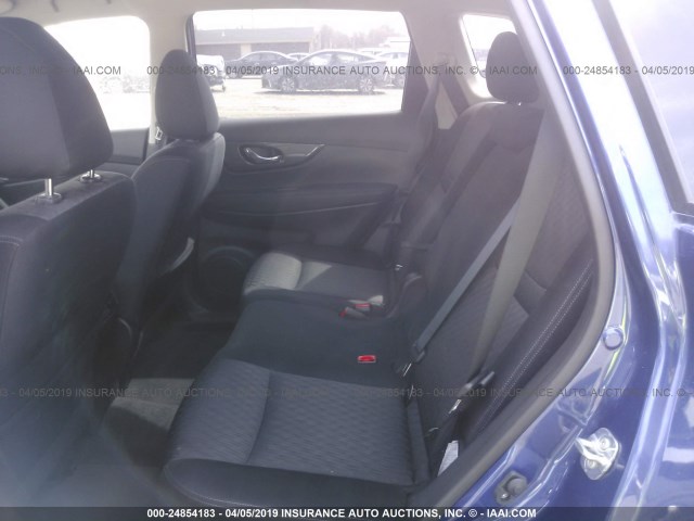 JN8AT2MT1KW501592 - 2019 NISSAN ROGUE S/SV BLUE photo 8