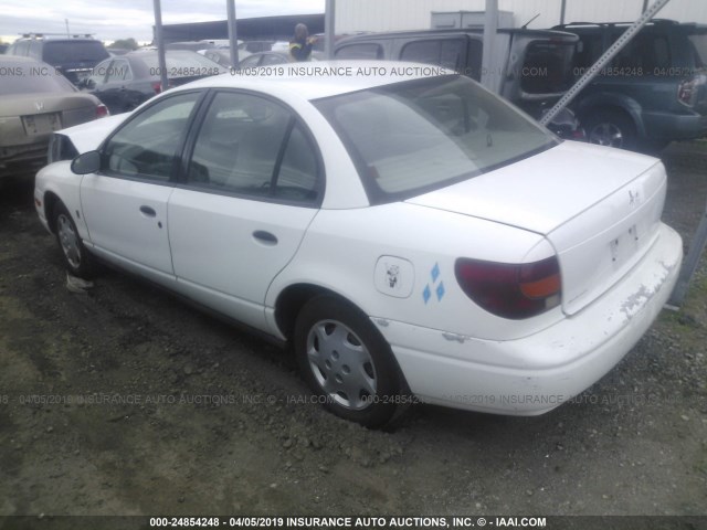 1G8ZH52862Z174163 - 2002 SATURN SL1 WHITE photo 3