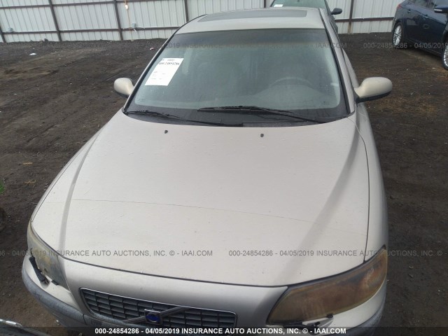 YV1RS58D212076342 - 2001 VOLVO S60 2.4T GRAY photo 6