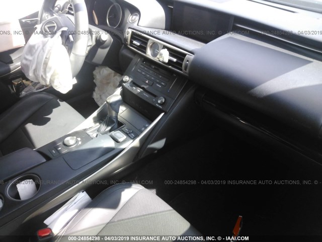 JTHBF1D23F5056839 - 2015 LEXUS IS 250 WHITE photo 5