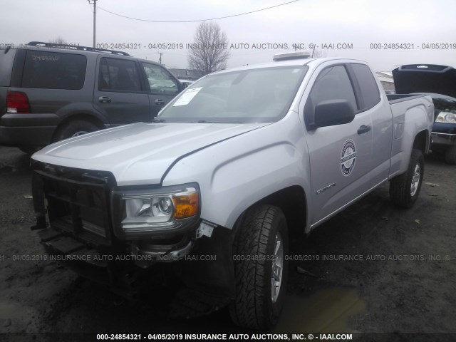 1GTH6AEA3F1191635 - 2015 GMC CANYON SILVER photo 2