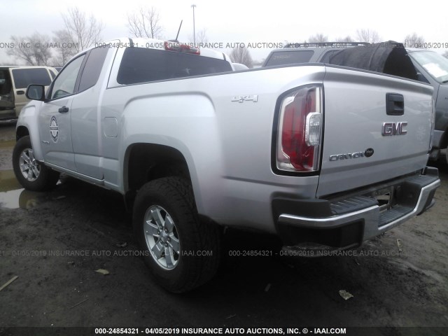 1GTH6AEA3F1191635 - 2015 GMC CANYON SILVER photo 3