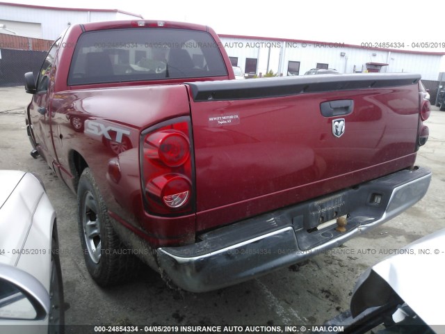 1D7HA16KX8J209840 - 2008 DODGE RAM 1500 ST RED photo 3