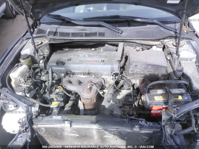 4T1BE46KX8U222961 - 2008 TOYOTA CAMRY CE/LE/XLE/SE GRAY photo 10